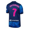 Maillot de Supporter Atlético Madrid Griezmann 7 Troisième 2024-25 Pour Enfant